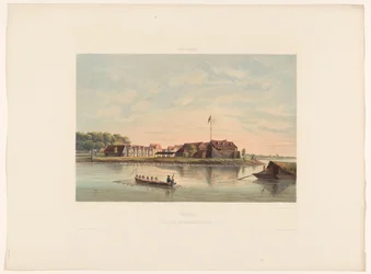 Fort Zeelandia i Paramaribo Surinam. Utsikt över Fort Zelandia i Paramaribo (titel på objekt)