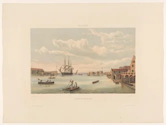 Willemstad Inkomsten av Curaçaos hamn (titel på objekt)