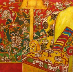 Vardagsrumsstol, 2016 (blandteknik)