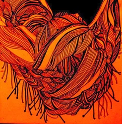 Rust Scarf, 2016 (blandteknik)
