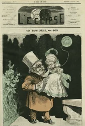 En god far, Adolphe Thiers (1797-1877), fransk historiker och statsman. Omslag i "" L