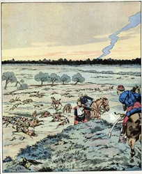 Slagskepp? Det finns inget mer! En generals svar till en officer som begärde förstärkning i slaget vid Reichoffen, känd för sin tunga plikt 1870. Illustration av Job (Jacques Marie Gaston Onfray och Breville) (Jacques-Marie) (1858-1931) för t.