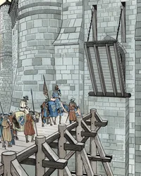 Hundraårskrig: Philippe VI av Valois ber om asyl på Château de Broye (1346)