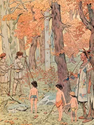 Jacques Marie Gaston Onfroy de Breville dit JOB (1858-1931) - Vid sexton års ålder blev George Washington lantmätare och kartlade länderna väster om Blue Ridge Mountains, Privat samling