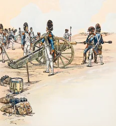 Jacques Marie Gaston Onfroy de Breville dit JOB (1858-1931) - Gunners of the Great Armee av Napoleon Bonaparte, privat samling