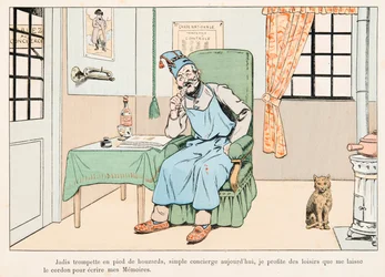 Jacques Marie Gaston Onfroy de Breville dit JOB (1858-1931) - Half Balance Writing Memories, Privat samling