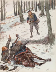 Jacques Marie Gaston Onfroy de Bréville, kallad JOB (1858-1931) - Mobloten (soldat i det mobila nationalgardet under kriget 1870), privat samling