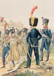 Jacques Marie Gaston Onfroy de Breville dit JOB (1858-1931) - Alltid franska truppers outfit: Officers of Voltigeurs and Light Infantry Hunters under the First Empire, Private Collection