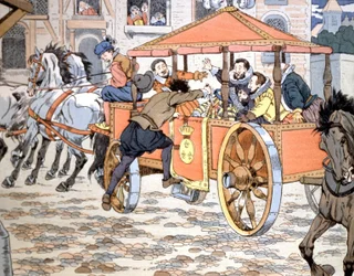Mordet på Henrik IV, ca 1900