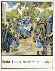 Saint Louis ger rättvisa - i "" A little history of France"" av Jacques Bainville, red. Mane