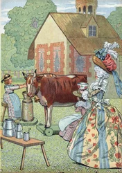 Scen av Frankrikes historia i leksaker: Marie Antoinettes lilla Trianon (Marie-Antoinette