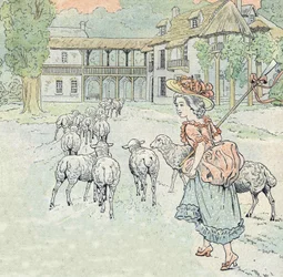 Sång: Det regnar, det regnar herdinna