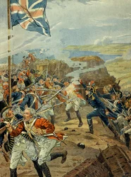 Rhenarmén och franska revolutionen 1789: Napoleon I Bonaparte (1769-1821) angrep engelsmännen i Toulon 1793. Södra Frankrikes gränser invaderas av makter som är allierade mot revolutionen. Engelsmännen ockuperade särskilt Toulon.