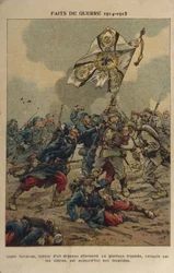 WW1: Flaggans erövring (illustration)