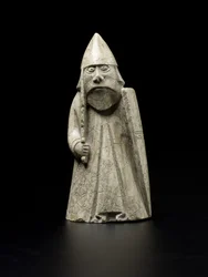 Lewis Chesspiece - Warder (valross elfenben)