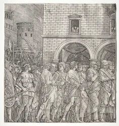 Caesars triumfer: Senatorerna