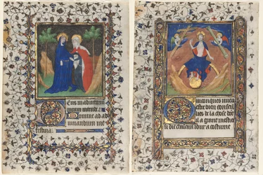 Blad från en timbok: Besöket och Kristus i domen